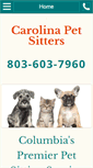 Mobile Screenshot of carolinapetsitters.com